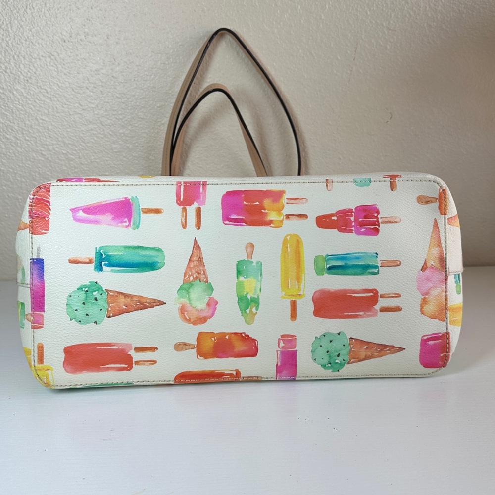 Kate Spade Ice Cream Print Tote Bag - Nwot - Picture 8 of 13